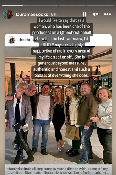 I fan sostengono la star di HGTV Christina Hall mentre respinge le accuse 'altamente offensive'