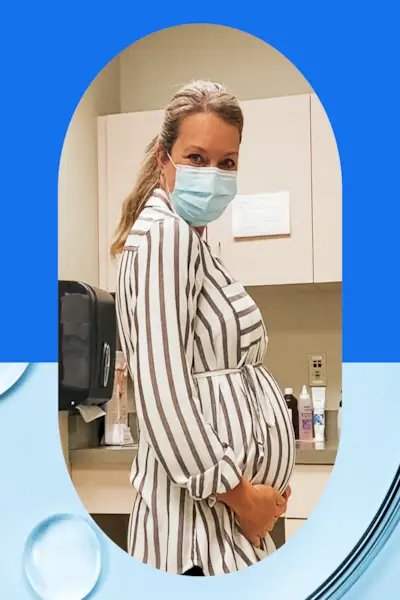 osoba nosząca maskę