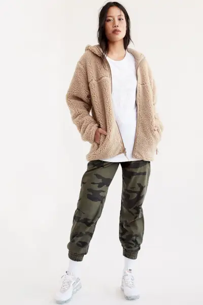 Sherpa Fleece hættetrøje