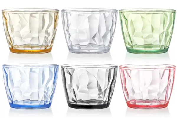 Juego de 6 vasos premium irrompibles