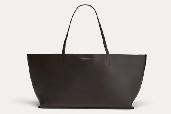 La borsa tote media di lusso in pelle italiana