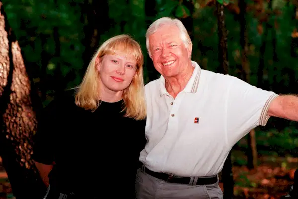 Servizio fotografico del Presidente Carter e Amy Carter per i loro nuovi figli