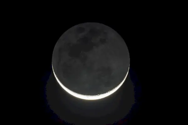 Zimbabwe, new moon at night