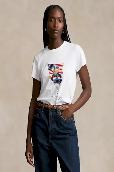 Team USA Polo Bear Jersey T-skjorte
