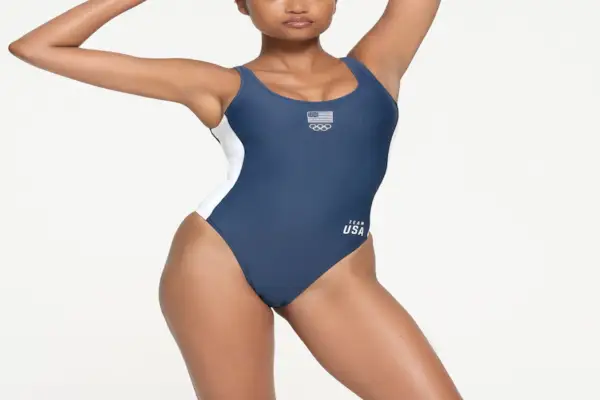 Signature Swim Olympic Scoop Neck One Piece