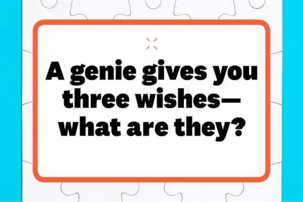 Dżin daje ci 3 życzenia, jakie one są