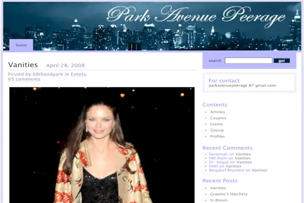 zaparkovat ave šlechtický titul