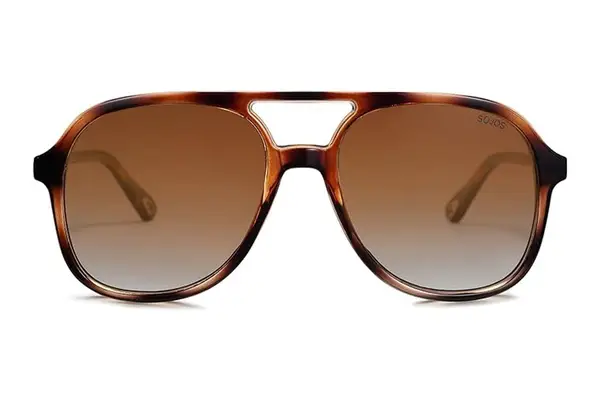 SOJOS Retro Polarized Aviator Sunglasses for Women Men Classic