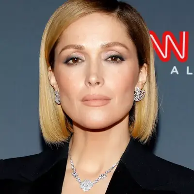 Rose Byrne with silver gray eyeshadow and nude lips at the 2019 CNN Heroes Gala in New York City