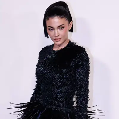 Kylie Jenner with lifted blush and a black dress at the 2024 CFDA Fashion Awards in New York City