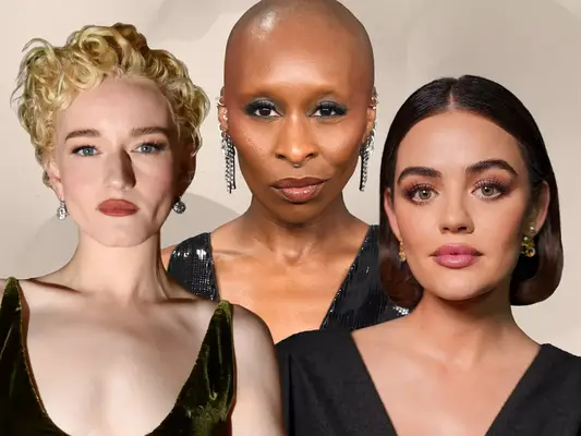 Julia Garner, Cynthia Ervivo, and Lucy Hale