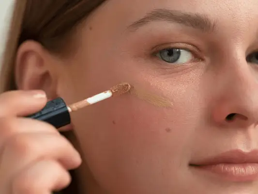 So setzen Sie sich unter dem Eye Concealer für ein faltfreies Finish