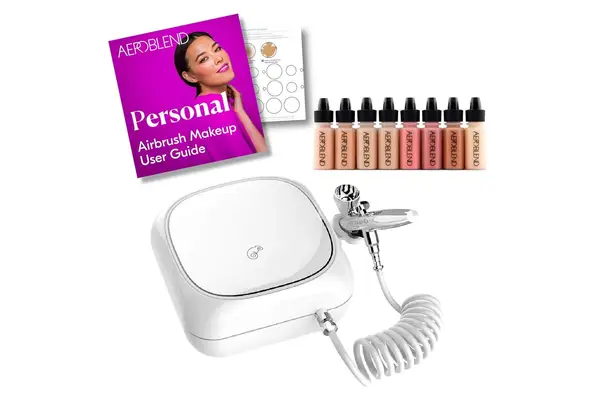 Amazon Aeroblend Personal Airbrush Makeup Starter Kit