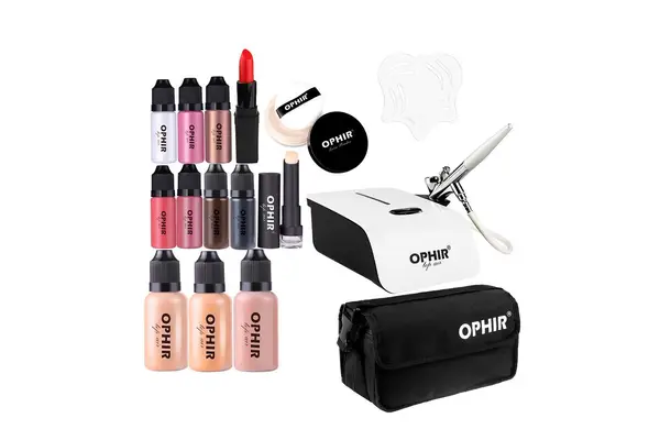 Amazon Ophir-airbrush-makeup-system-kit-air-compressor-cosmetic-airbrush-makeup-set