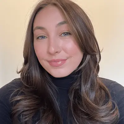MYM Beauty editor wearing Rhode Peptide Lip Shape
