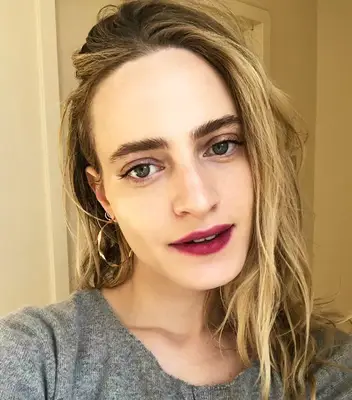 Hallie Gould in Glossier makeup