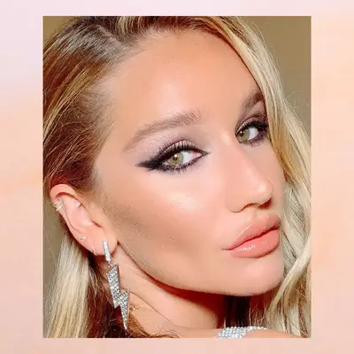 Sofia Tilbury with inner corner winged eyeliner