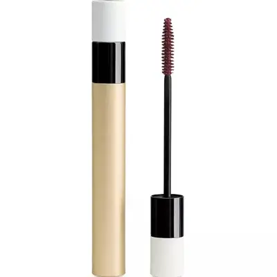 Hermes mascara on white background