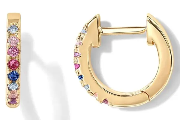 Amazon PAVOI 14K Gold Plated Sterling Silver Post Huggies