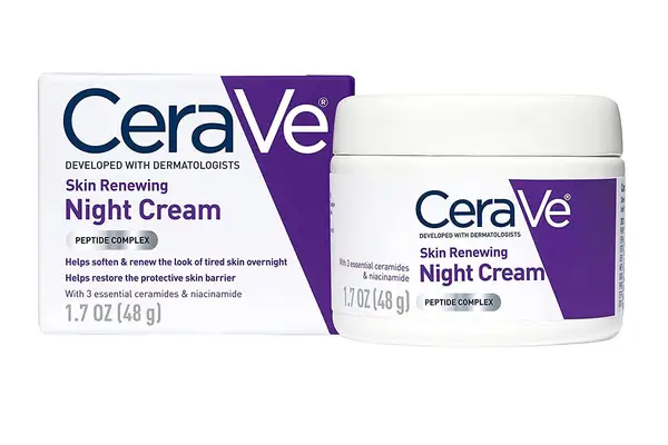 Amazon Prime Day CeraVe Skin Renewing Night Cream | Niacinamide, Peptide Complex
