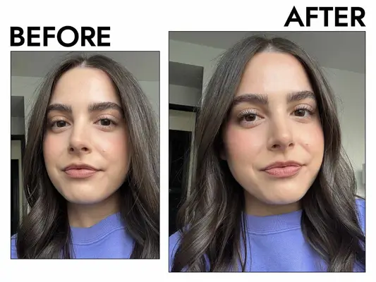 Caliray Tubing Mascara being shown on woman