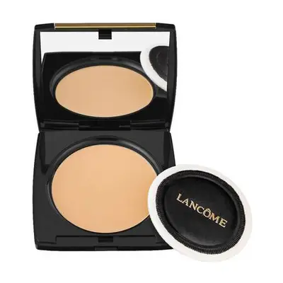 Lancome Dual Finish Powder Foundation in open compact displaying powder and powder puff