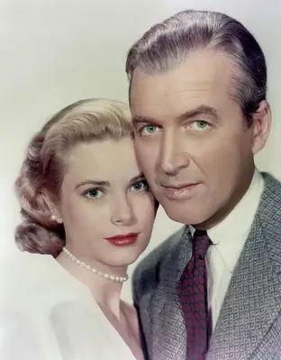 Grace Kelly with Jimmy Stewart