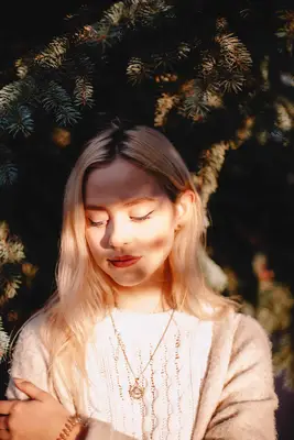 woman outside in natural light