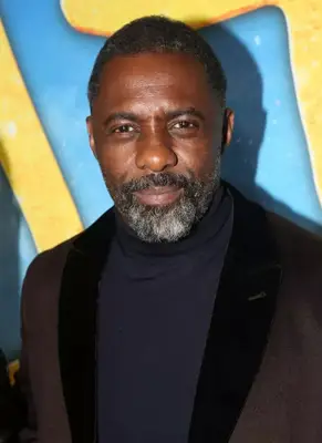 Idris Elba smiles at an event