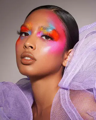 rainbow makeup