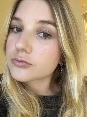 MYM Beauty editor wearing Makeup by Mario Ethereal Eyes: Moonlight