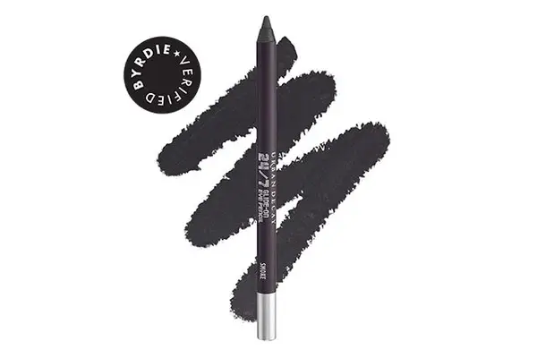 Person tests e.l.f. Cosmetics Intense H2O Proof Eyeliner Pen