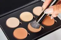 A person uses the Anastasia Beverly Hills Powder Contour Kit