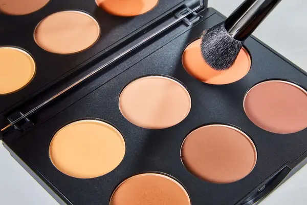 The MAC Cosmetics Studio Fix Sculpt and Shape Contour Palette and brush