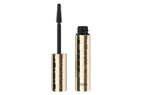 LâOreal Paris Voluminous Panorama Mascara,Volumizing and Lengthening Mascara,Washable Longwear and Smudge Resistant Make Up,Black Brown,0.33 Fl Oz