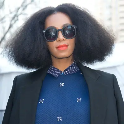 Bold Makeup Looks Orange Lipstick Solange