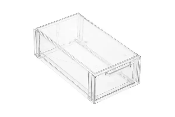 The Container Store Clearline Stackable Small Shoe Drawer