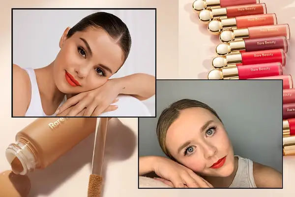 rare beauty side by side