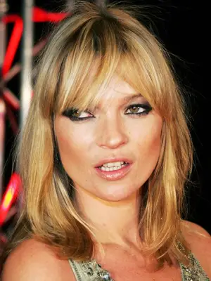 Kate Moss, thick eyeliner