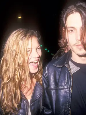 Kate Moss and JOhnny Depp