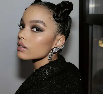 Whitney Peak in smokey eye makeup