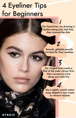 eyeliner tips for beginners