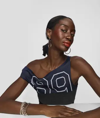 the author wearing Milk Makeup Hydro Grip Skin Tint