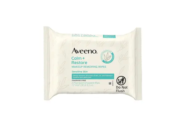 Aveeno Calm + Restore Nourishing Makeup Remover Face Wipes