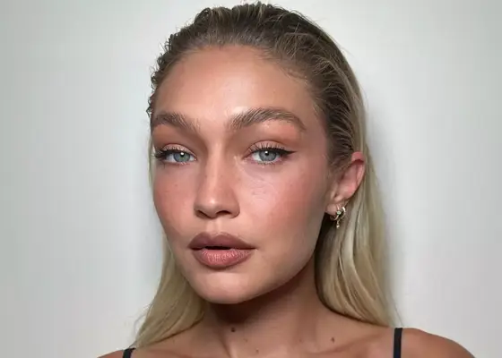 close up of gigi hadid