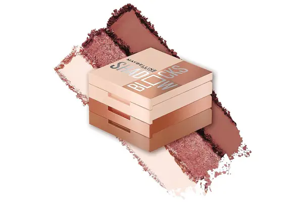 Maybelline New York Shadow Blocks Shadow Blocks Eyeshadow Palette, Stacked Eye Shadow Trio, 82nd & Park Ave, 0.08 oz