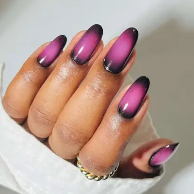 Berry Aura Nails