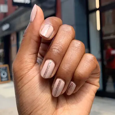 Simple Nail Art Designs Rose Gold