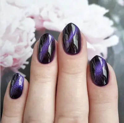 purple and polished