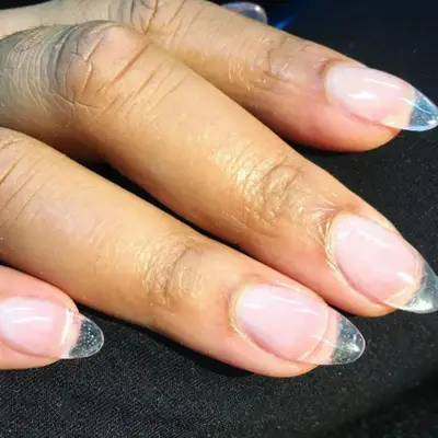 Clear jelly nails